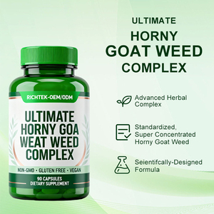 Simply <span class=keywords><strong>Herbal</strong></span> Horny Goat Weed Kapseln für Männer und Frauen Erhöhtes Vertrauen und Ausdauer Vitalität 90 Kapseln - Product Image 6