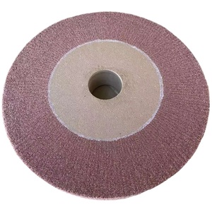 Emballage en carton 5 "diamètre dureté moyenne OEM roue à rabat rond Chiba rond 400 #12*2*5 pour polissage finition meulage - Product Image 1