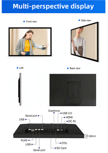 ZhuXin Ultra Narrow Bezels Frameless LCD Advertising Player Indoor Android <strong>Digital</strong> Menu Board <strong>Digital</strong> Signage and Display - Product Image 3