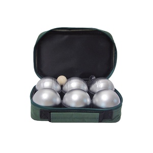 Ensemble de 6 boules de <span class=keywords><strong>pétanque</strong></span> en argent sablé pour compétition, usage extérieur, avec <span class=keywords><strong>sac</strong></span> de <span class=keywords><strong>pétanque</strong></span> personnalisé - Product Image 5