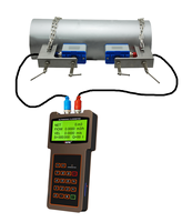 Medidor de Flujo Ultrasónico Portátil Digital 2000H con Impresora SD Integrada, Sensor de Flujo de Agua Líquida OEM, Rs485 Modbus
