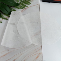 Masque facial en papier coréen doux et absorbant 100 % coton biologique 40 GSM de qualité supérieure de Super Factory pour les soins naturels de la peau