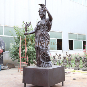 Fundición de fábrica Metal Latón <span class=keywords><strong>Diosa</strong></span> <span class=keywords><strong>Atenea</strong></span> Escultura <span class=keywords><strong>Estatua</strong></span> de bronce de tamaño real para decoración de jardín - Product Image 3