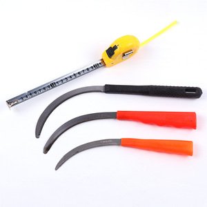 Petit couteau à faucille de scie en acier léger poignée en plastique désherbant faucille d'herbe faucille de jardin pointu outils de coupe de désherbage - Product Image 5