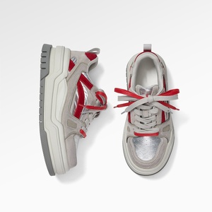 [Disordered World] <span class=keywords><strong>Zapatillas</strong></span> Deportivas Casuales Cómodas con Cordones y Suela Gruesa, Estilo Primavera 2026, para <span class=keywords><strong>Mujer</strong></span>, en Nubuck y Gamuza - Product Image 2