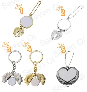热卖情侣钻石钥匙扣心形钥匙扣金属不同形状钥匙扣装饰礼品