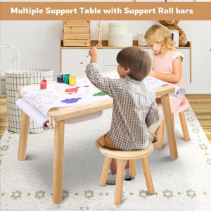 Sensory <b>Table</b> and Chair Set,3 in 1 Kids <b>Table</b> for Play <b>Study</b> Art Dining Toys Storage Sensory <b>Tables</b> for Toddler Activity <b>Table</b> - Product Image 4
