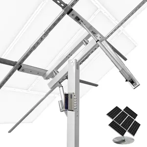 Solar pv tracking system bracket dual axis 2 axis pv sun tracker solar tracker bracket