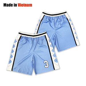 Short de basket-ball unisexe à impression par sublimation classique imprimé vierge respirant de grande taille à séchage rapide 100% polyester - Product Image 1