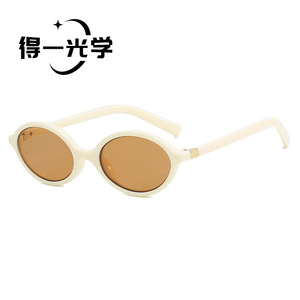 กรอบแว่นตาทรงวงรี สีดำ กรอบเต็ม สายตาสั้น เลนส์พีซี สำหรับทุกเพศ - Product Image 4