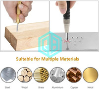 Poinçon central automatique Poinçon métallique automatique Outils de travail du bois Marqueur chargé Ciseau à bois Menuiserie Outil de charpentier