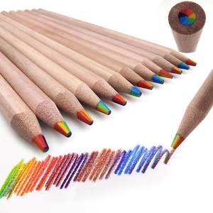 Vente en gros d'usine, crayons de couleur arc-en-ciel pour artistes, crayons de couleur DIY, 4 crayons de couleur pour filles - Product Image 1