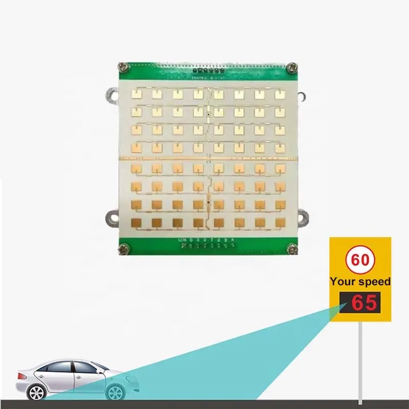 150-200M Doppler-Snelheidsradarmodule Voor Verkeersborden Met Radarsnelheid