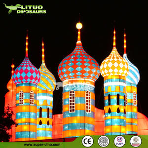 โคมไฟไหมประดับตกแต่งเทศกาลจีนแบบคาสตัลไลท์ - Product Image 4