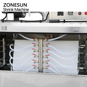 เครื่องห่อฟิล์มหดแบบกึ่งอัตโนมัติ ZONESUN ZS-ZQ15 สำหรับขวดซอสและเครื่องดื่ม พร้อมระบบอบไอน้ำ - Product Image 3