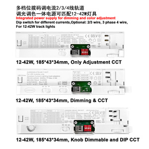 Alimentation LED intégrée LEDEAST XJ42W300-1050 avec <span class=keywords><strong>courant</strong></span> de sortie commutable par dip-switch, gradation et CCT pour éclairage sur rail de <span class=keywords><strong>galerie</strong></span> <span class=keywords><strong>d</strong></span>'<span class=keywords><strong>art</strong></span> - Product Image 2