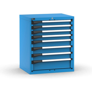 Cómoda Fami Master azul de 8 cajones con extensión ajustable 714x573x850mm - Product Image 1