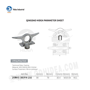 Cercle Hidea de haute qualité avec taquet matériel nautique matériel forgé de haute qualité pour taquet d'anneau de <span class=keywords><strong>levage</strong></span> de bateau de Yacht - Product Image 6