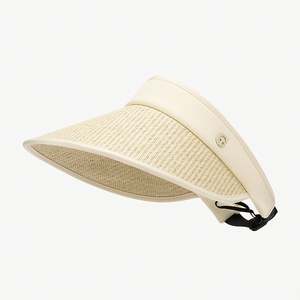 Sombrero de Sol Plegable de Paja Natural para Ciclismo al Aire Libre, Venta al por Mayor de Fábrica, Sombrero de Sol de Verano con Parte Superior Hueca para Mujer - Product Image 6