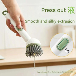 Multifunction Rotating Cleaning <b>Brush</b> Household Kitchen Bathroom <b>Scrub</b> <b>Brush</b> for Floor Tile and Window Cleaning - Product Image 3