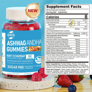 Gomme di Ashwagandha per Uomo, Vegetariane, Gusto Naturale di Bacche, per Riduzione dello Stress, Supporto Energetico, Equilibrio Immunitario e Ormonale, Miglioramento del Sonno - Product Image 4