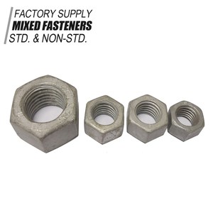 Nặng Hex các loại hạt và mứt các loại hạt Thép Oxit Đen kết thúc Lớp 8 lớp hoàn toàn ren ngành công nghiệp bán lẻ sử dụng - Product Image 5