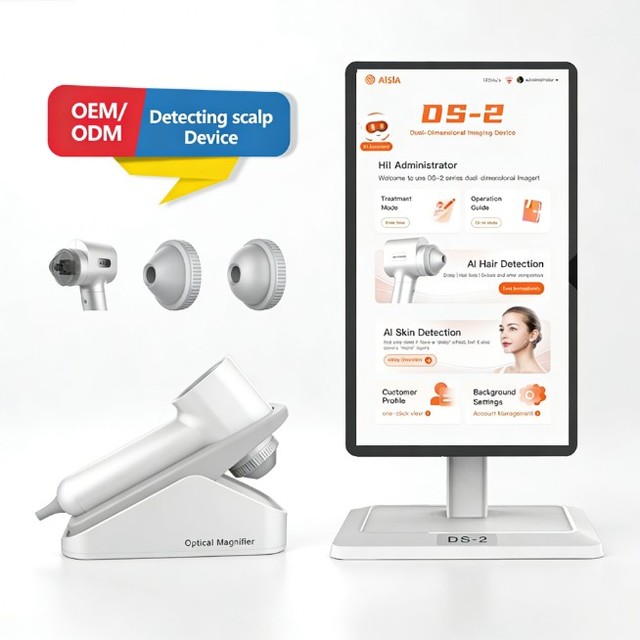 Skin Analysis Machine Skin Analyzer Facial Scanner 3D Skin Detector Hair Scalp Analysis Analyzer Hair Growth Treatment Machine