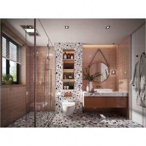 Mueble de Baño Flotante de Madera Estilo Americano Personalizado, Mueble Flotante de Pared de Lujo, Tocador de Baño - Product Image 3