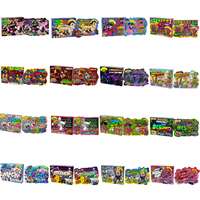 Sachets Mylar Personnalisés Premium 3,5g 7g pour Herbes Sèches et Fleurs, Anti-Odeur, Découpés sur Mesure, Ziplock, Sachets Mylar Doux au Toucher 8ème Taille avec Boîtes Brillantes