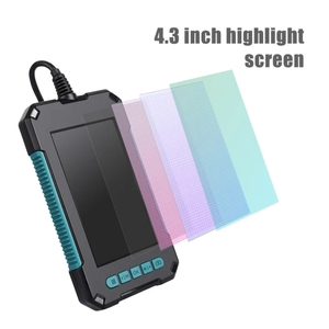 กล้องเอ็นโดสโคป P40 เลนส์คู่ขนาด 8 มม. หน้าจอ IPS HD ขนาด 4.3 นิ้ว กล้องตรวจสอบอุตสาหกรรม 1080P IP68 สายเคเบิลกึ่งแข็งขนาด 5 เมตร สำหรับตรวจสอบท่อระบายน้ำรถยนต์ - Product Image 2