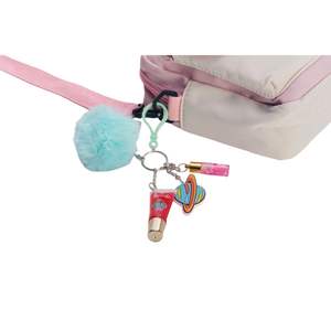 Venta caliente moda brillo de labios esencia llavero bola de plástico no tóxico para niñas belleza y juguetes de moda - Product Image 6