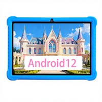Tablet Anak Baru 10.1" Android 12 Edukasi 3GB+64GB MTK Octa Core 2.2GHz Baterai 4000mAh Wi-Fi Dual-Band 1280x800