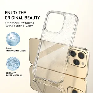 Mobile Phone Cases For Iphones 15 Pro Max Phone Case Hard PC Shockproof TPU Wholesale Manufacturer