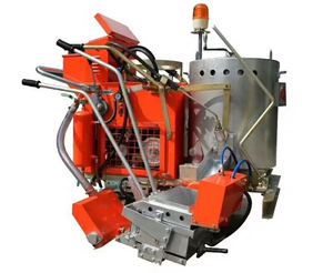 Machine à peinture thermoplastique à chaud de type à rouler de haute qualité pour la marquage routier des voitures, des routes et des parkings - Product Image 5