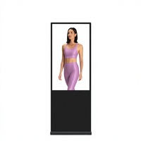 Vertikales LCD IPS-Panel Digital Signage Display Bodenständer CMS Cloud-basiertes Content Management für Innenbereiche Einkaufszentren Einzelhandelsgeschäfte