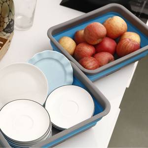 <span class=keywords><strong>Bassin</strong></span> pliable portable pour la cuisine et le lavage du visage Seau de vidange pratique pour le stockage - Product Image 6