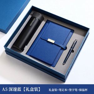 High-End Custom A5 Notebook Hardcover Journal Set Loose-<b>Leaf</b> Binding Corporate Gift for Business Exhibitions and Souvenirs - Product Image 6