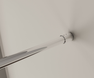 Nhà Sản Xuất Bán Hàng Trực Tiếp Chrome Nhôm Hồ Sơ Vòi Hoa Sen Bảng Điều Chỉnh Giá Đi Bộ Trong Frosted Cửa Phòng Tắm 8Mm Rõ Ràng Glass Vòi Hoa Sen Màn Hình - Product Image 4