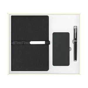 2023 Luxury Long Buckle And Portable Battery Business Notebook Notepad Cooperative Partner Gift Present Writing Notebook