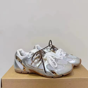 Zapatillas Deportivas Miu de Lujo Estilo Vintage con Diseño <span class=keywords><strong>Forrest</strong></span> <span class=keywords><strong>Gump</strong></span>, Serie Otoño de Malla, con Cordones, para Uso Casual, Colores Mixtos, Tendencia de Moda - Product Image 4