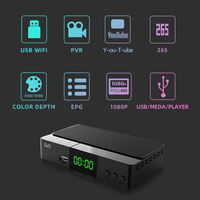 Décodeur TV numérique terrestre H265 personnalisé, 1080P Full HD, récepteur FTA DVB T2, décodeur DVB T2