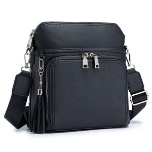 Nuevo diseño de moda PU Lady Single Zip Crossbody Bandolera de hombro para mujer Venta Diseñador único tradicional - Product Image 3