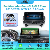 8,4/12,3 pulgadas Carplay Android Auto coche REPRODUCTOR DE DVD estéreo para Benz GLE GLS 2016-2020 W166 X166 Radio de navegación para coche