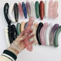 Dildo en cristal de quartz rose naturel, pénis artificiel pour la masturbation, à vendre