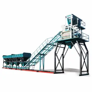 180m3/h HZS180 Environmental Performance Mobile Dry Concrete Batching Plant Germany For Sale