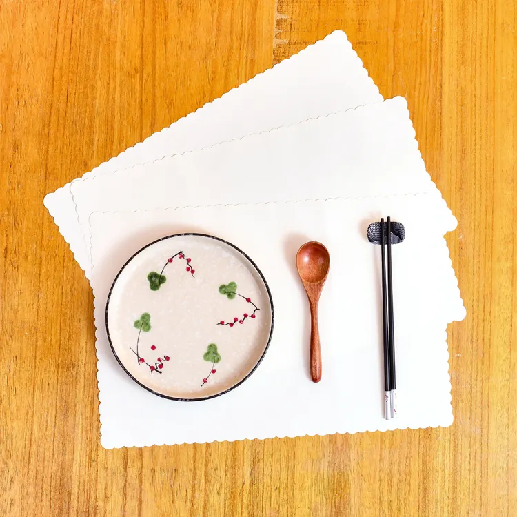 Prezzo del produttore carta all'ingrosso tovagliette di carta floreale stampate in stile giapponese fiore