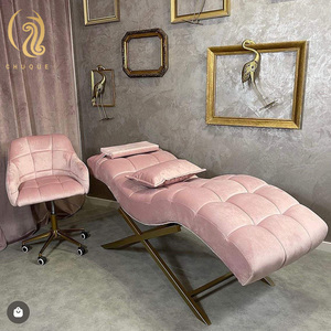Chuque Modern Pink Wimpern bett Salon Möbel Arc Spa <span class=keywords><strong>Beauty</strong></span> Matratze Gesichts bett <span class=keywords><strong>Beauty</strong></span> Salon Luxus Elektrische Wimpern Betthut - Product Image 4