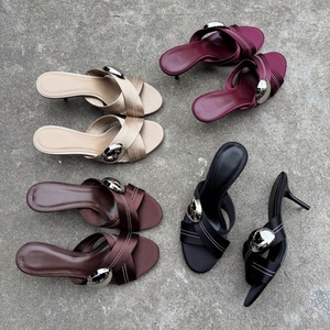 Sandalias de Tacón Alto para Mujer, Primavera, Nuevas, Elegantes, Modernas, Sexys, para Banquete - Product Image 1