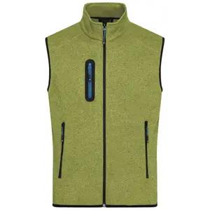 Gilet en polaire tricoté pour homme, merchandising personnalisé - Product Image 4