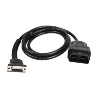 OBDII M à D-SUB 26P F longue queue nette OBDII OBD2 OBD à DB15 câble de Test de Diagnostic de voiture pour Interface VGA Diagnostic bricolage